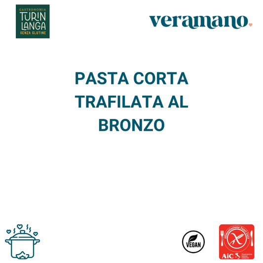 Pasta corta trafilata al bronzo (senza glutine)