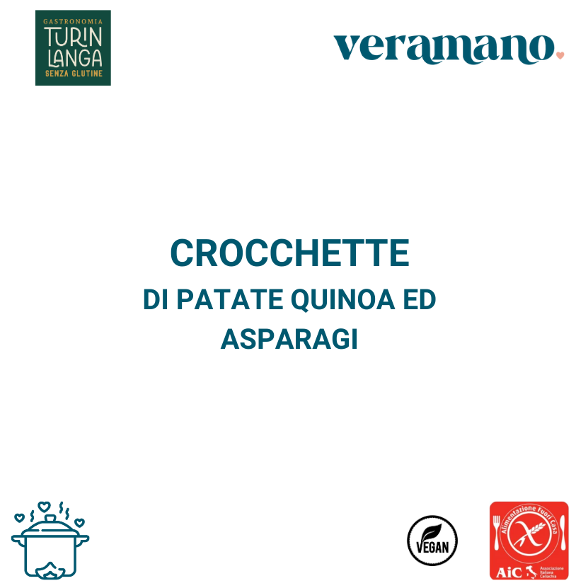 Crocchette di patate quinoa e asparagi (senza glutine e vegano)